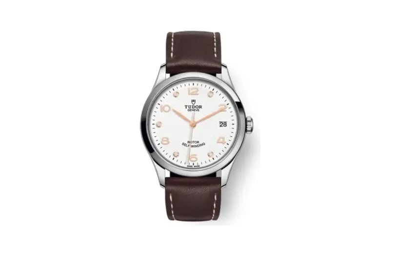 Tudor 1926 36 Stainless Steel / White - Diamond / Strap