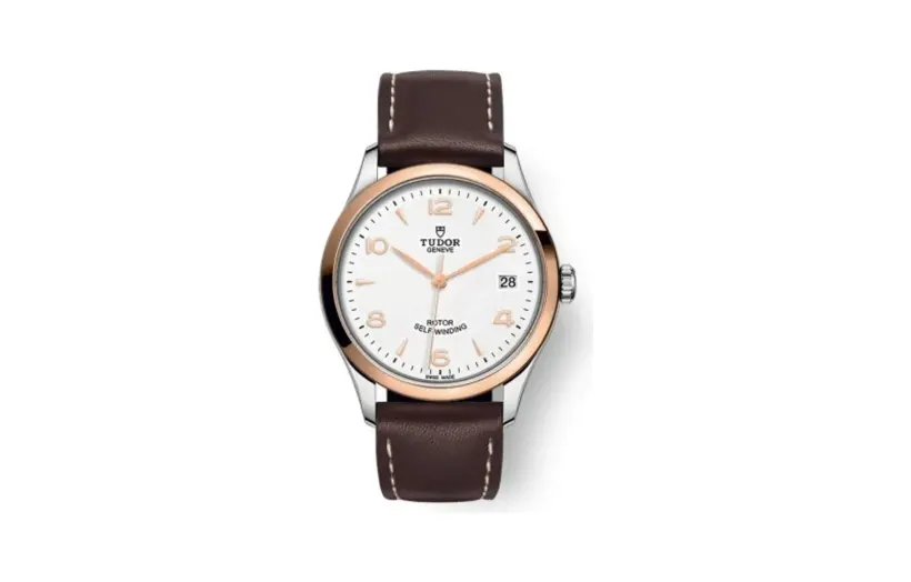Tudor 1926 36 Stainless Steel / Rose Gold / White / Strap