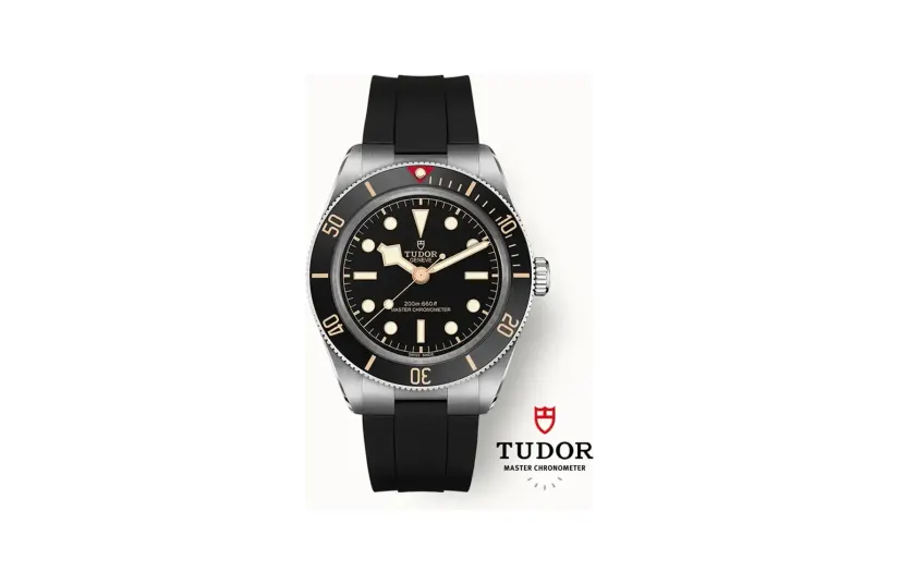 Tudor Black Bay 58, 39mm steel case, Rubber strap