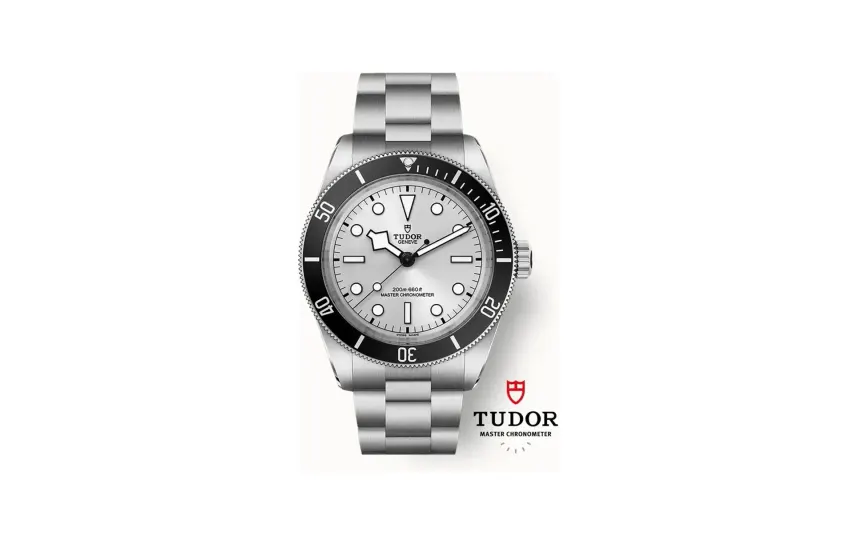 Tudor Black Bay 68, 43mm steel case, Silver dial