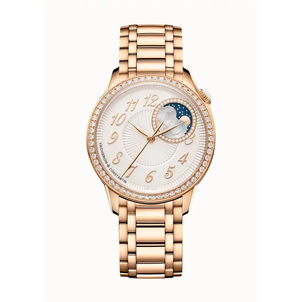 Vacheron Constantin Égérie moon phase, 37 mm Pink Gold